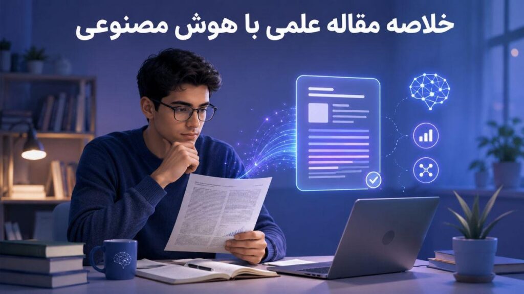 خلاصه مقاله علمی با هوش مصنوعی